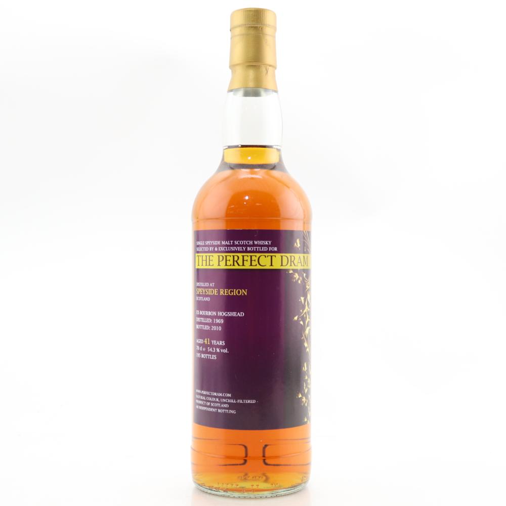 Speyside Single Malt 1969 Whisky Agency 41 Year Old / Perfect Dram