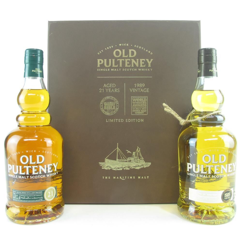 Old Pulteney Twin Pack / 21 Year Old & 1989 Vintage