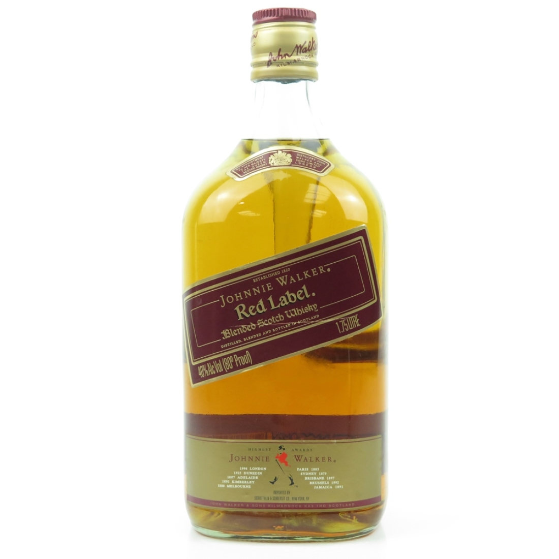 Johnnie Walker Red Label 1.75 Litre / US Import 