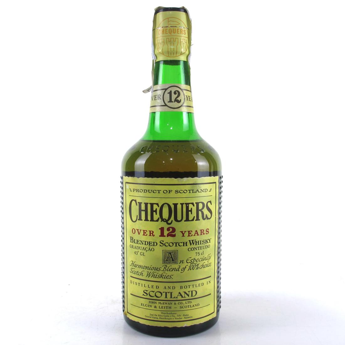 Chequers 12 Year Old 1970/80s Whisky | Whisky Auctioneer