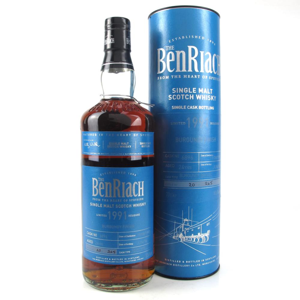 Benriach 1991 Single Cask 24 Year Old Burgundy Finish
