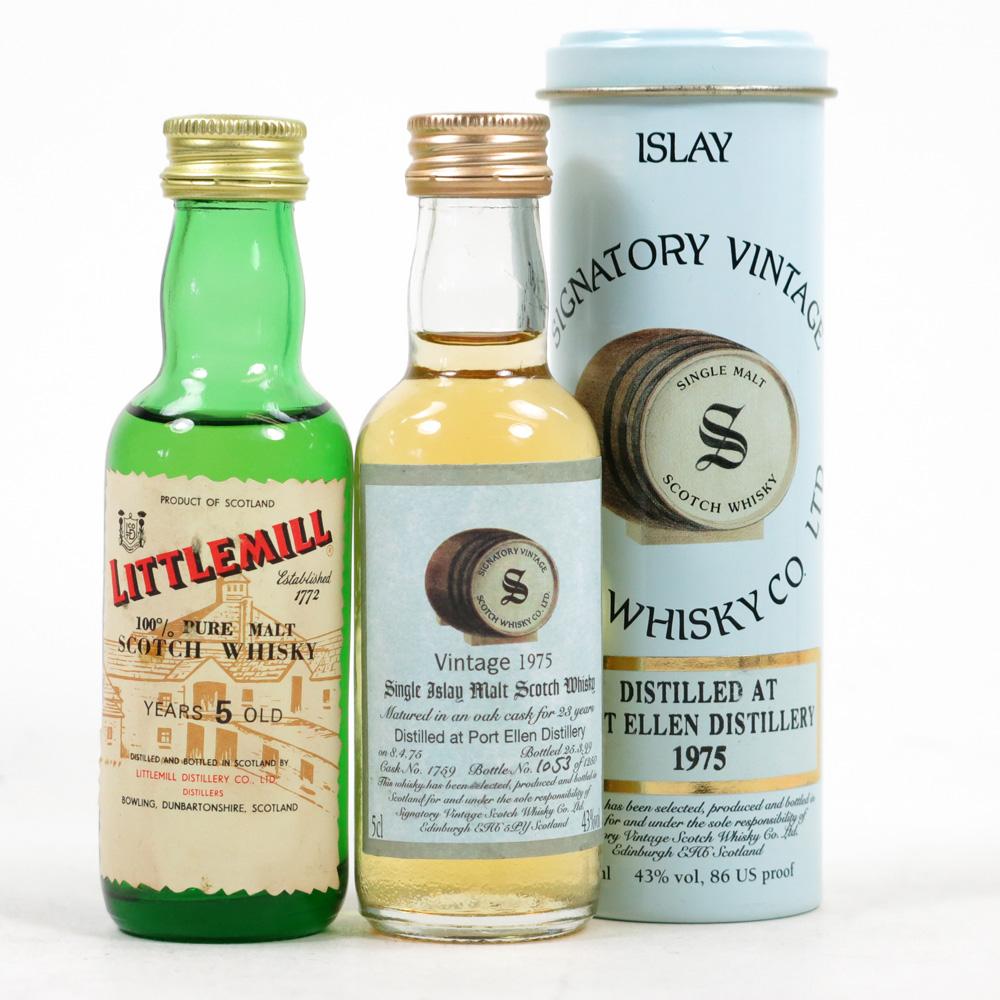 Port Ellen 1975 & Littlemill 5 Year Old 2 x 5cl