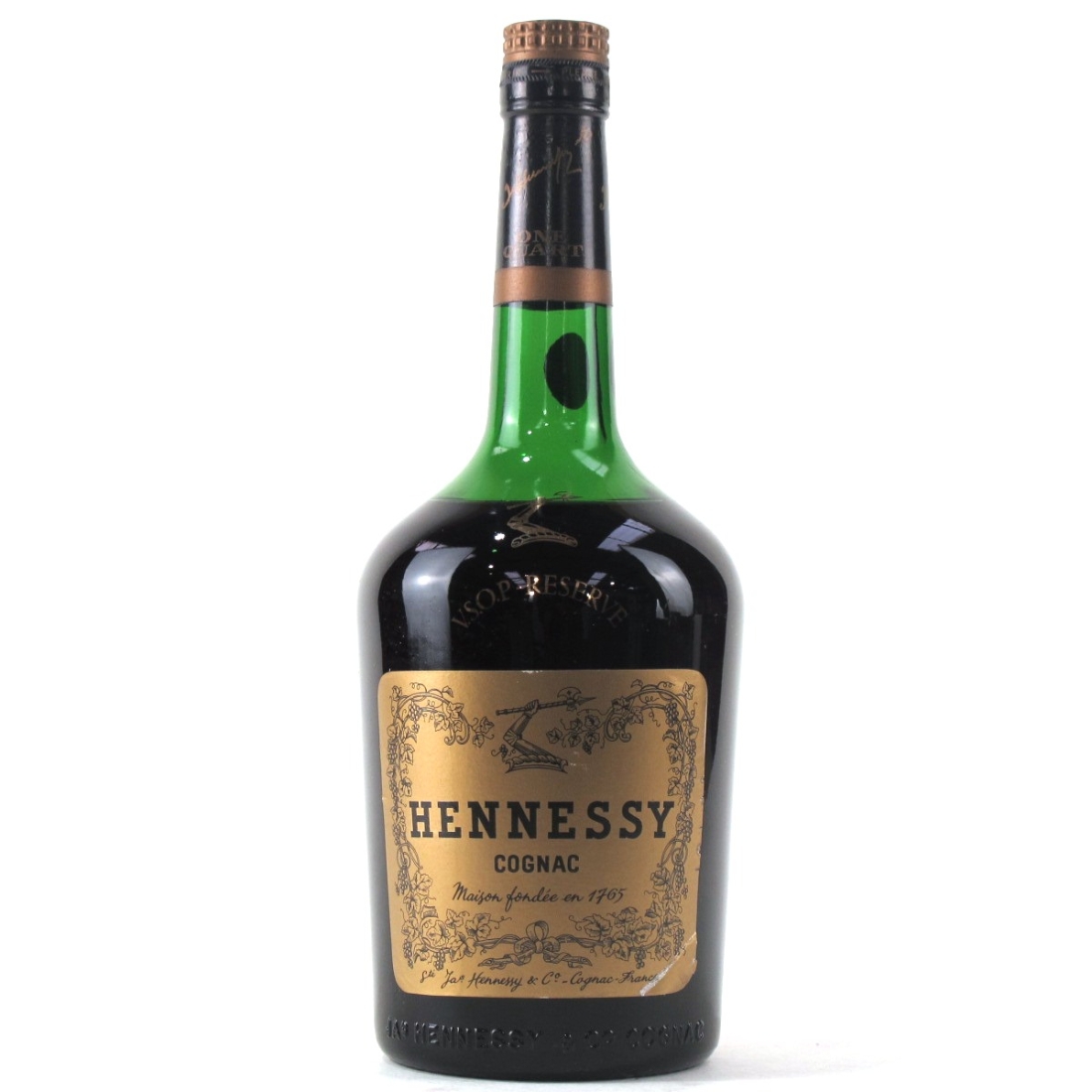 Hennessy VSOP Cognac 1 Quart 1980s