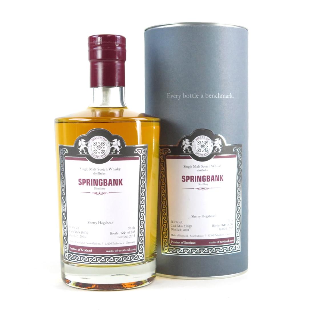 Springbank 2004 Malts of Scotland Single Cask Whisky | Whisky Auctioneer