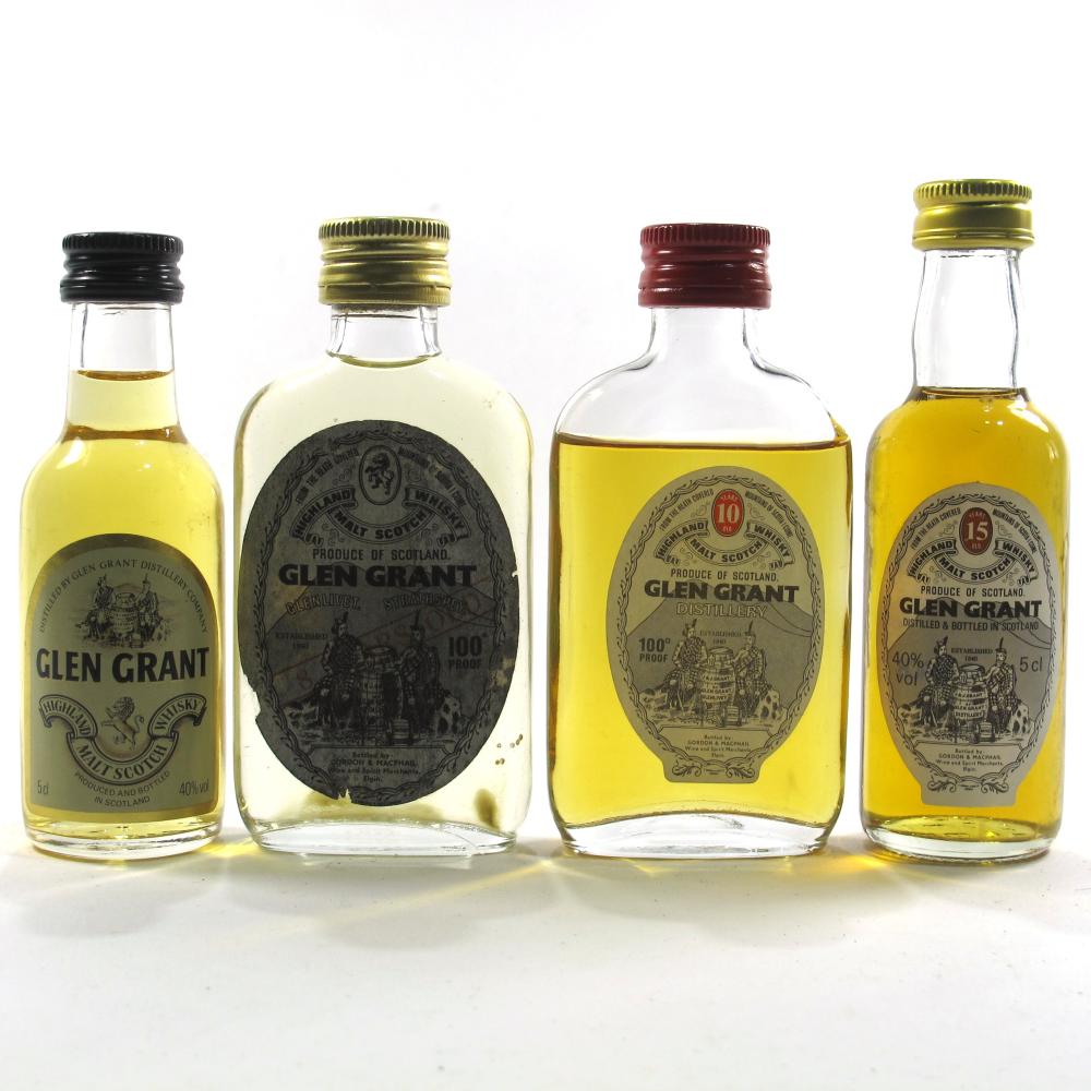 Glen Grant Miniature Selection x 4