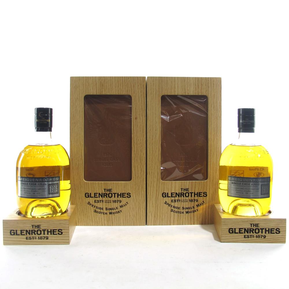 Glenrothes 1976 Brothers Casks 39 Year Old #2682 & #2685 2 x 70cl / Number Matched Set