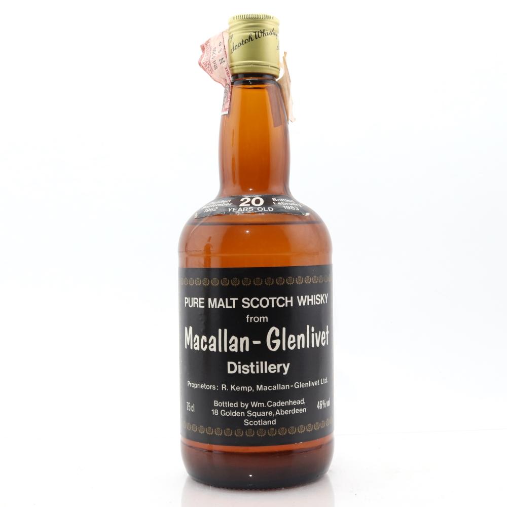 Macallan 1962 Cadenhead's 20 Year Old
