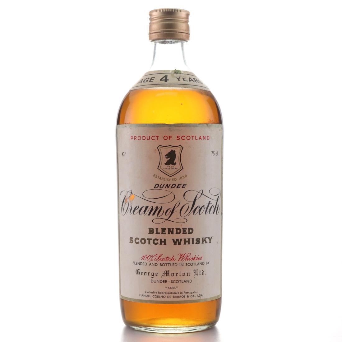 Cream of Scotch 4 Year Old circa 1970s Whisky | Whisky Auctioneer