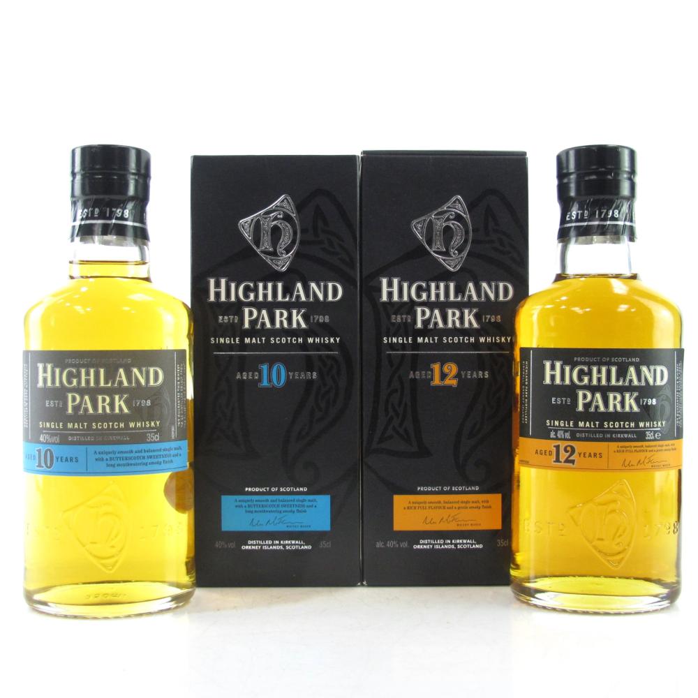 Highland Park 10 & 12 Year Old 2 x 35cl