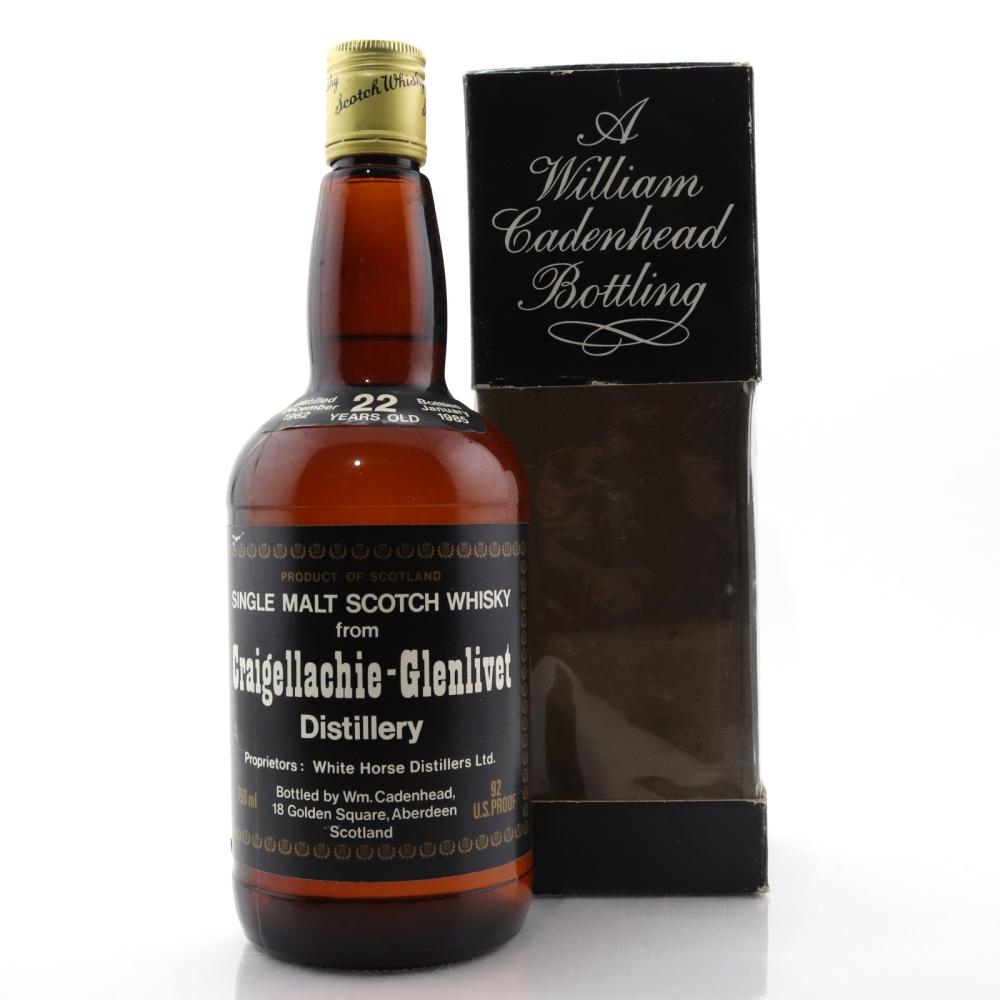 Craigellachie 1962 Cadenhead's 22 Year Old
