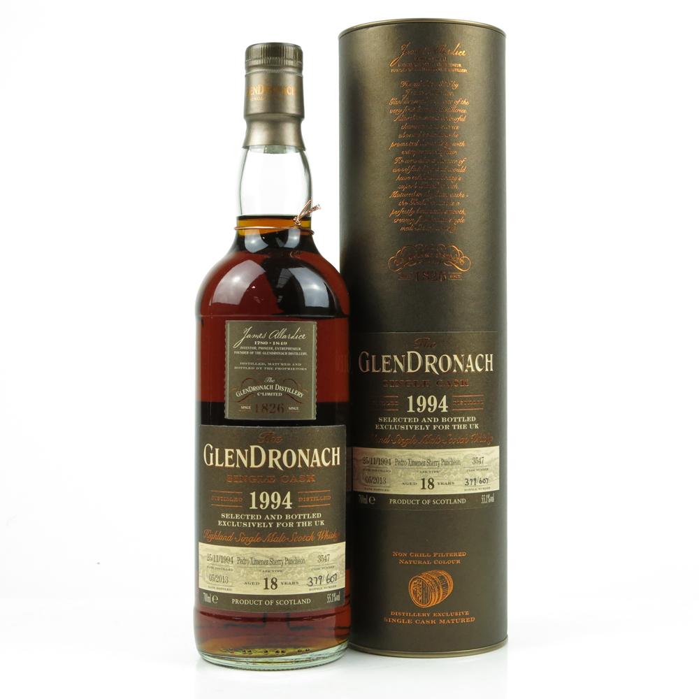 Glendronach 1994 Single Cask 18 Year Old #3547 UK Exclusive