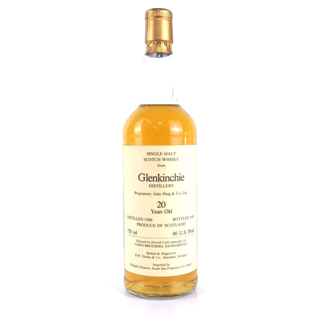 Glenkinchie 1966 Duthie for Corti 20 Year Old 75cl / US Import