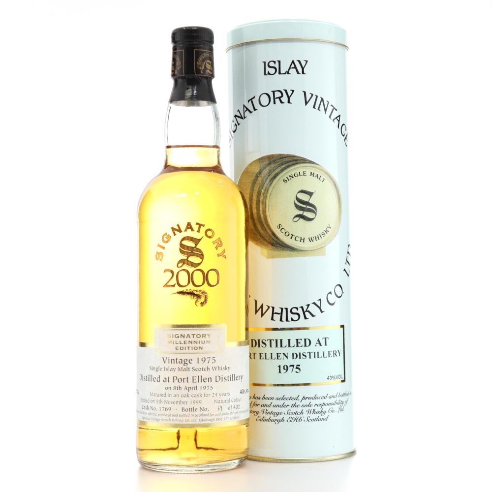 Port Ellen 1975 Signatory Vintage 24 Year Old / Millennium Edition