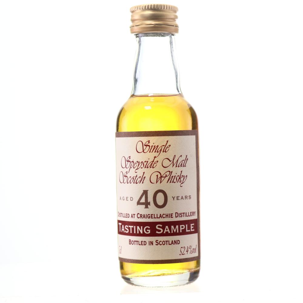 Craigellachie 1962 Signatory Vintage 40 Year Old Miniature