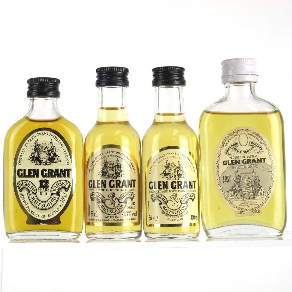 Glen Grant Selection 4 x Miniature
