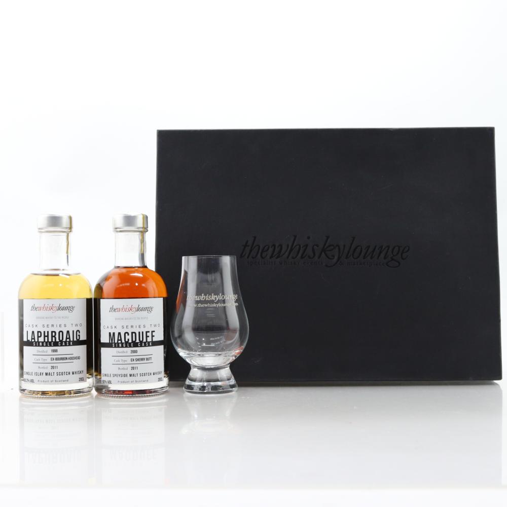 Laphroaig 1998 & Macduff 2000 Single Cask & Glencairn Glass / The Whisky Lounge