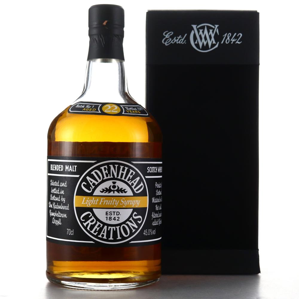 Cadenhead Creations 22 Year Old Light Fruity Syrupy Batch #1