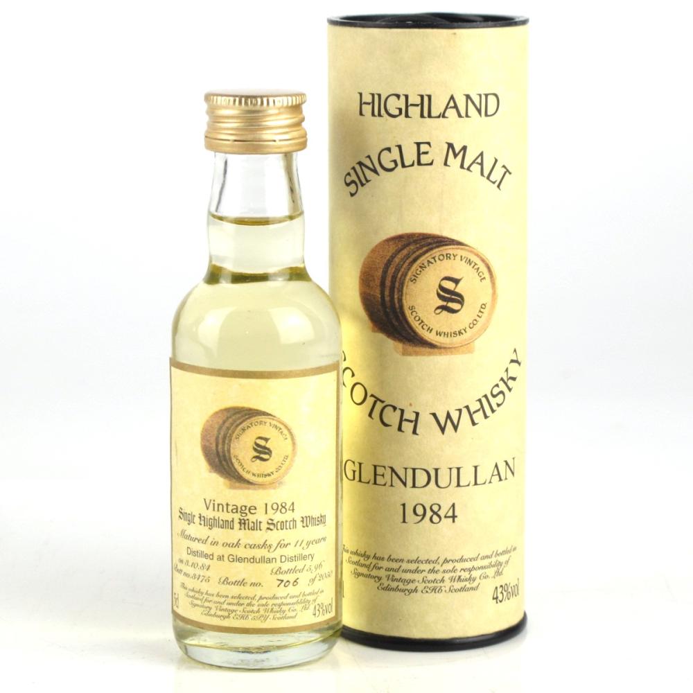 Glendullan 1984 Signatory Vintage 11 Year Old Minature 5cl