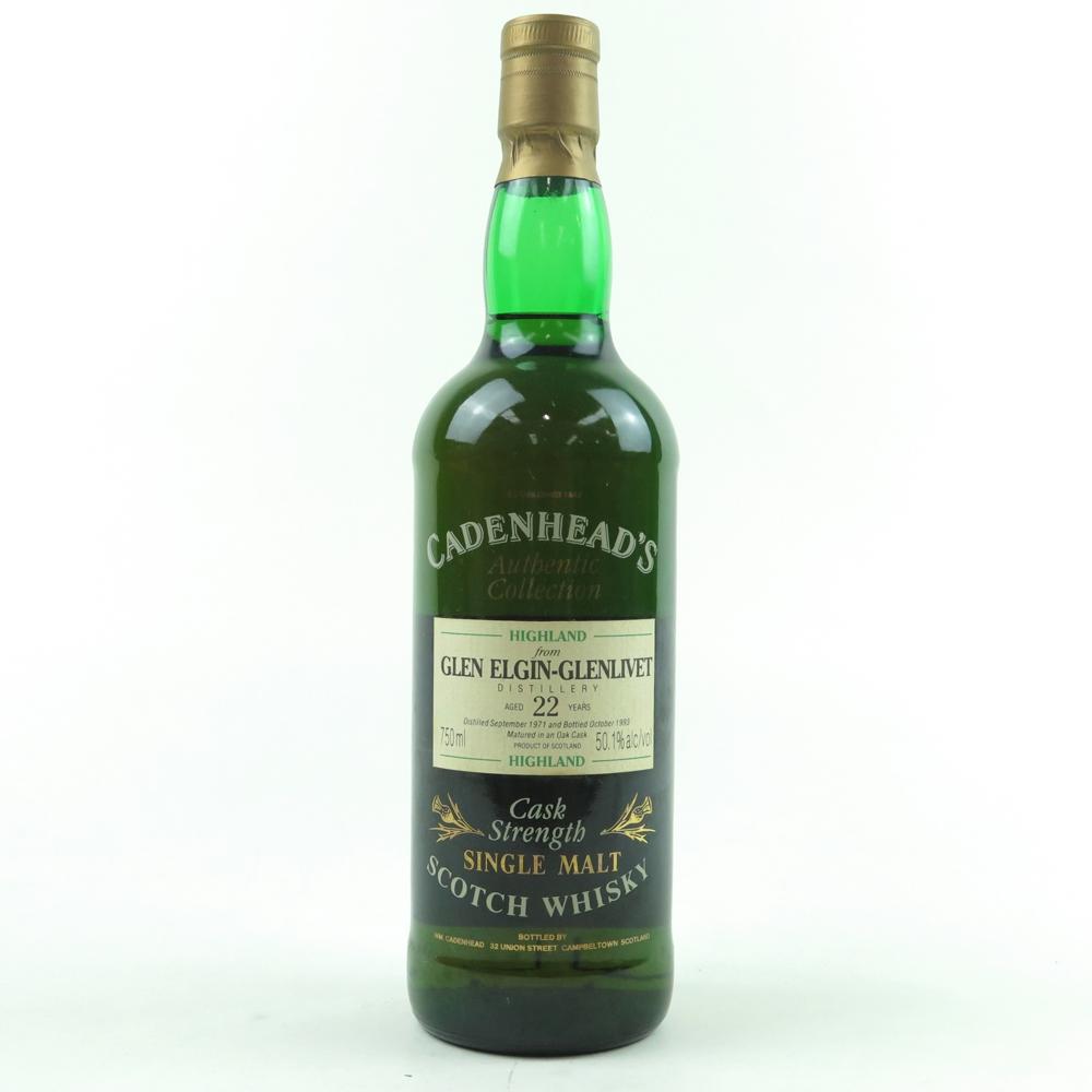 Glen Elgin - Glenlivet 1971 Cadenhead's 22 Year Old