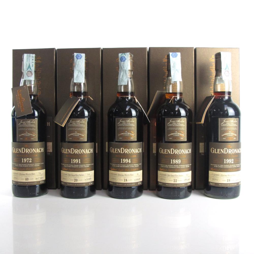 Glendronach Single Cask Batch 7 Complete Set
