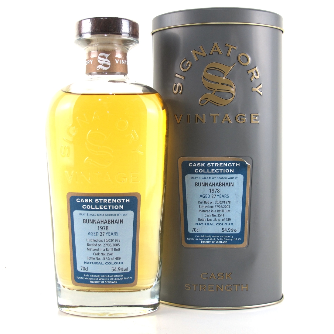 Bunnahabhain 1978 Signatory Vintage 27 Year Old