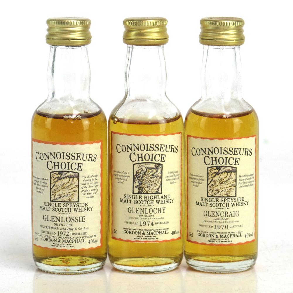 Highland & Speyside Gordon and MacPhail Miniatures 3 x 5cl