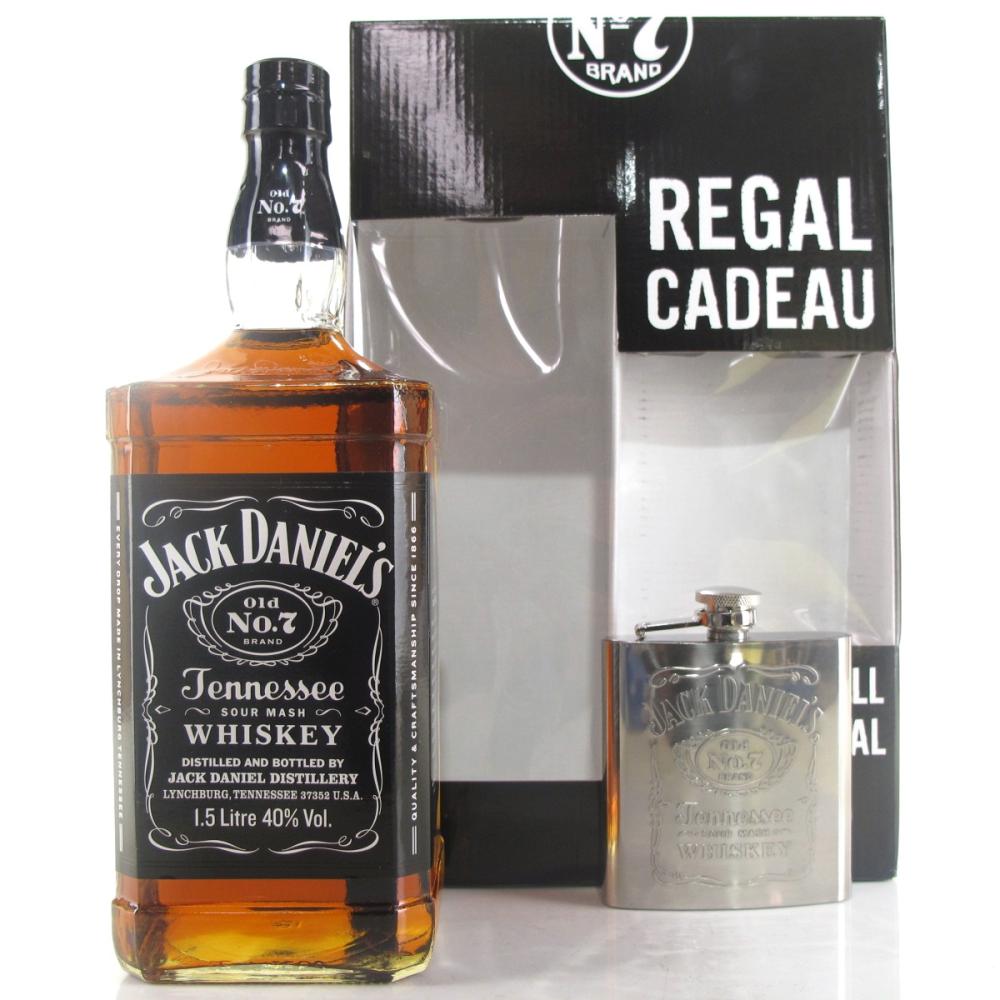 Jack Daniel's Old No.7 1.5 Litre / with Hip Flask