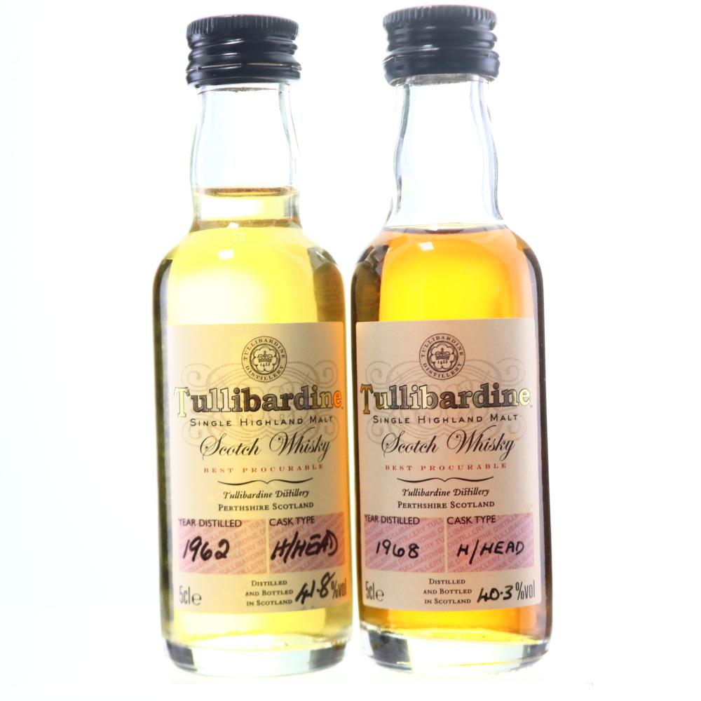 Tullibardine 1962 & 1968 Miniature x 2