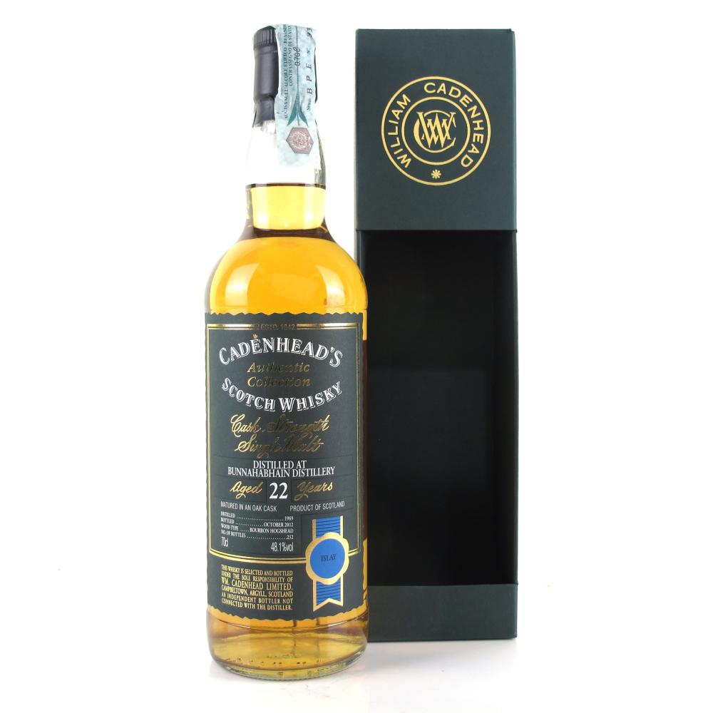 Bunnahabhain 1989 Cadenhead's 22 Year Old
