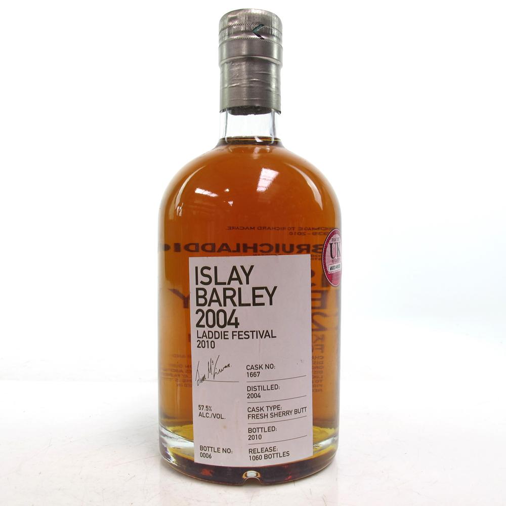 Bruichladdich 2004 Valinch Islay Barley Feis Ile 2010