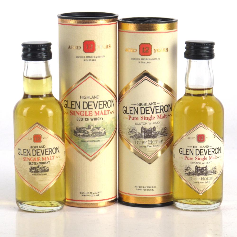 Glen Deveron 12 Year Old Miniature 2 x 5cl