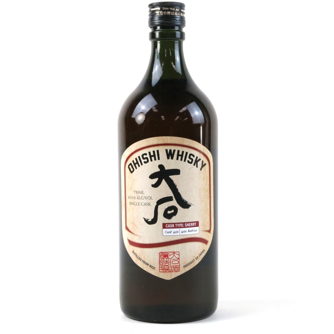 Ohishi Whisky Single Sherry Cask Selected by K&L Wines 75cl / US Import