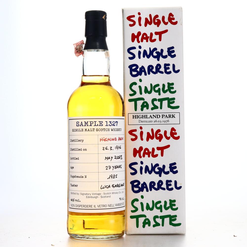 Highland Park 1976 Velier 27 Year Old / Sample 1327