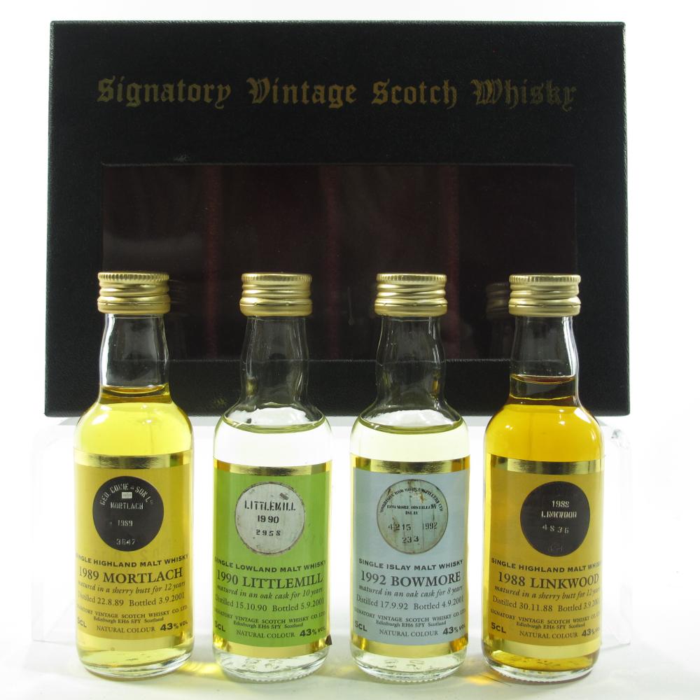 Signatory Vintage Miniature Pack 4 x 5cl