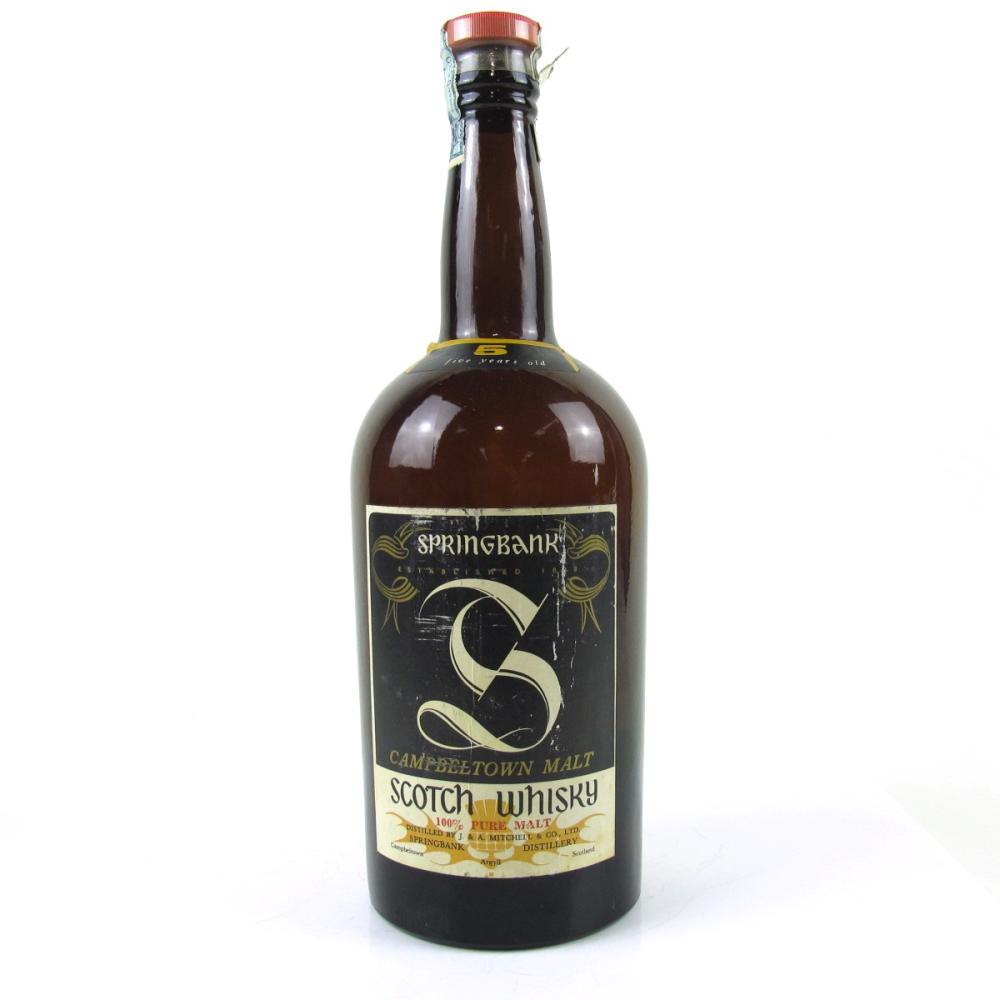 Springbank 5 Year Old 1970s 1.5 Litre