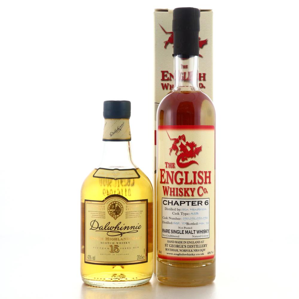 Dalwhinnie 15 Year Old & English Whisky Co Chapter 6 2 x 20cl