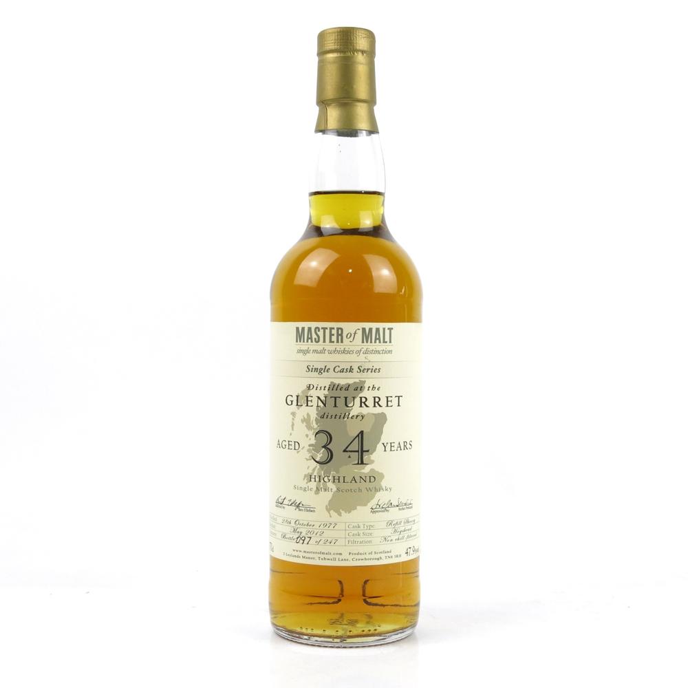 Glenturret 1977 34 Year Old Master of Malt