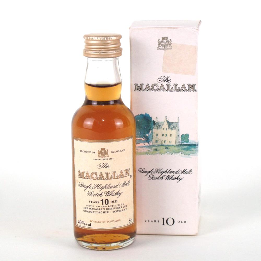 Macallan 10 Year Old 1990s 5cl Miniature