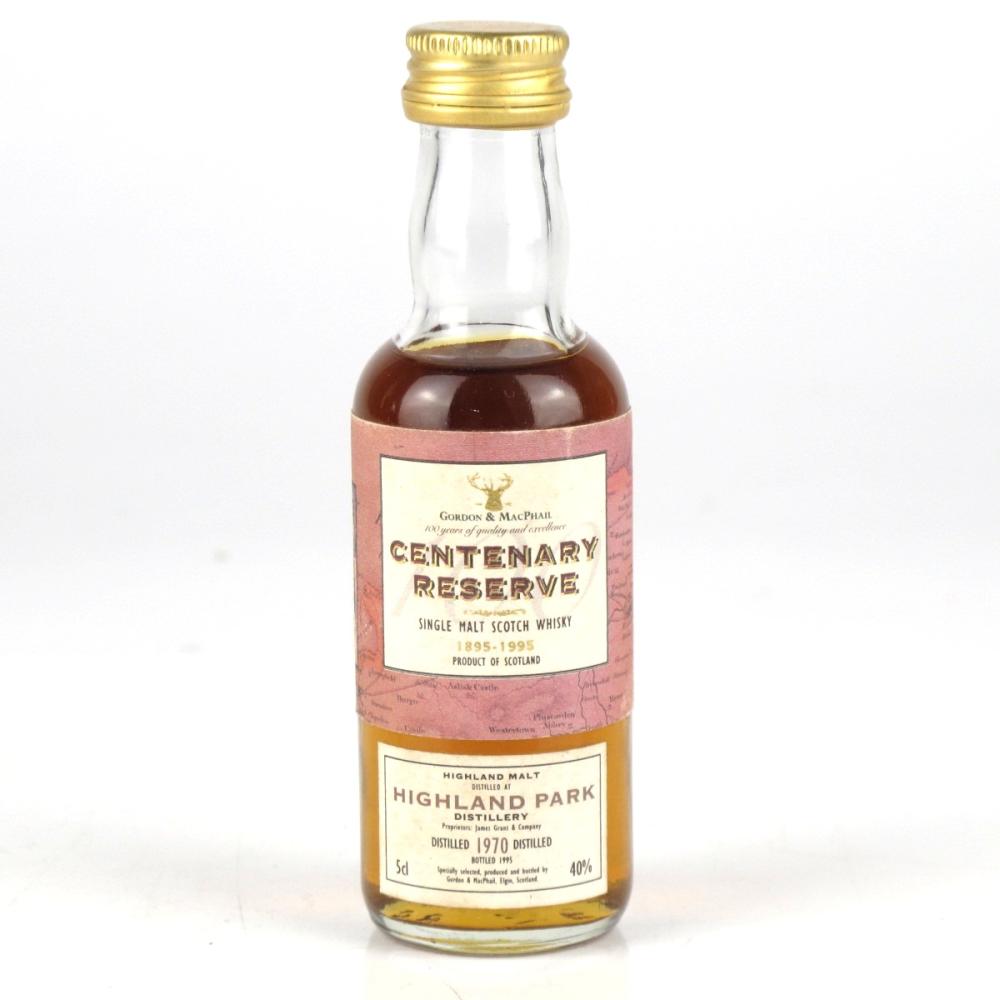 Highland Park 1970 Gordon and MacPhail 5cl Miniature