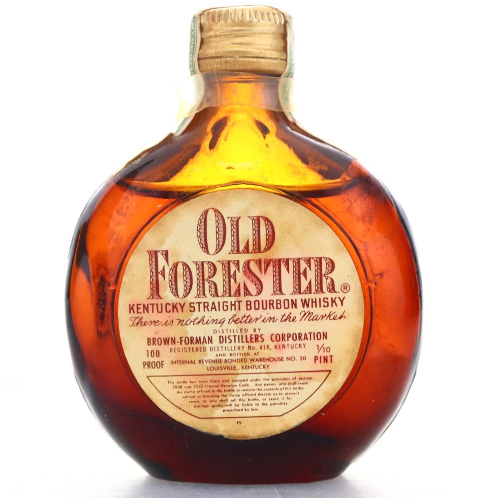 Old Forester 1952 Kentucky Straight Bourbon Miniature / Northwest Airlines