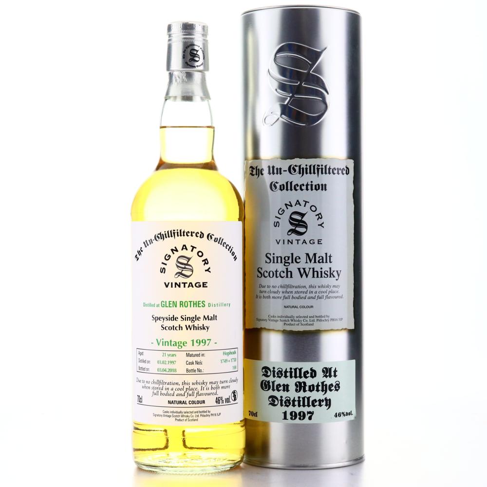 Glenrothes 1997 Signatory Vintage 21 Year Old