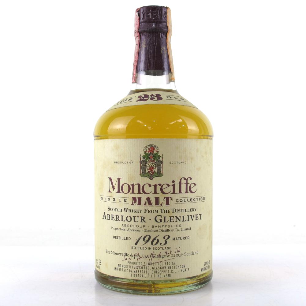 Aberlour 1963 Moncreiffe 23 Year Old / Meregalli Import