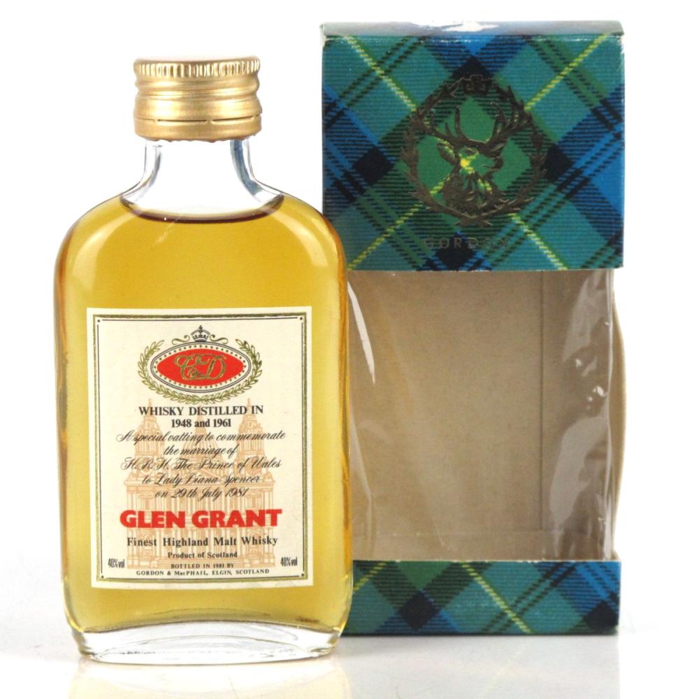 Glen Grant Royal Marriage 1981 Miniature / 1948 & 1961 Vintages