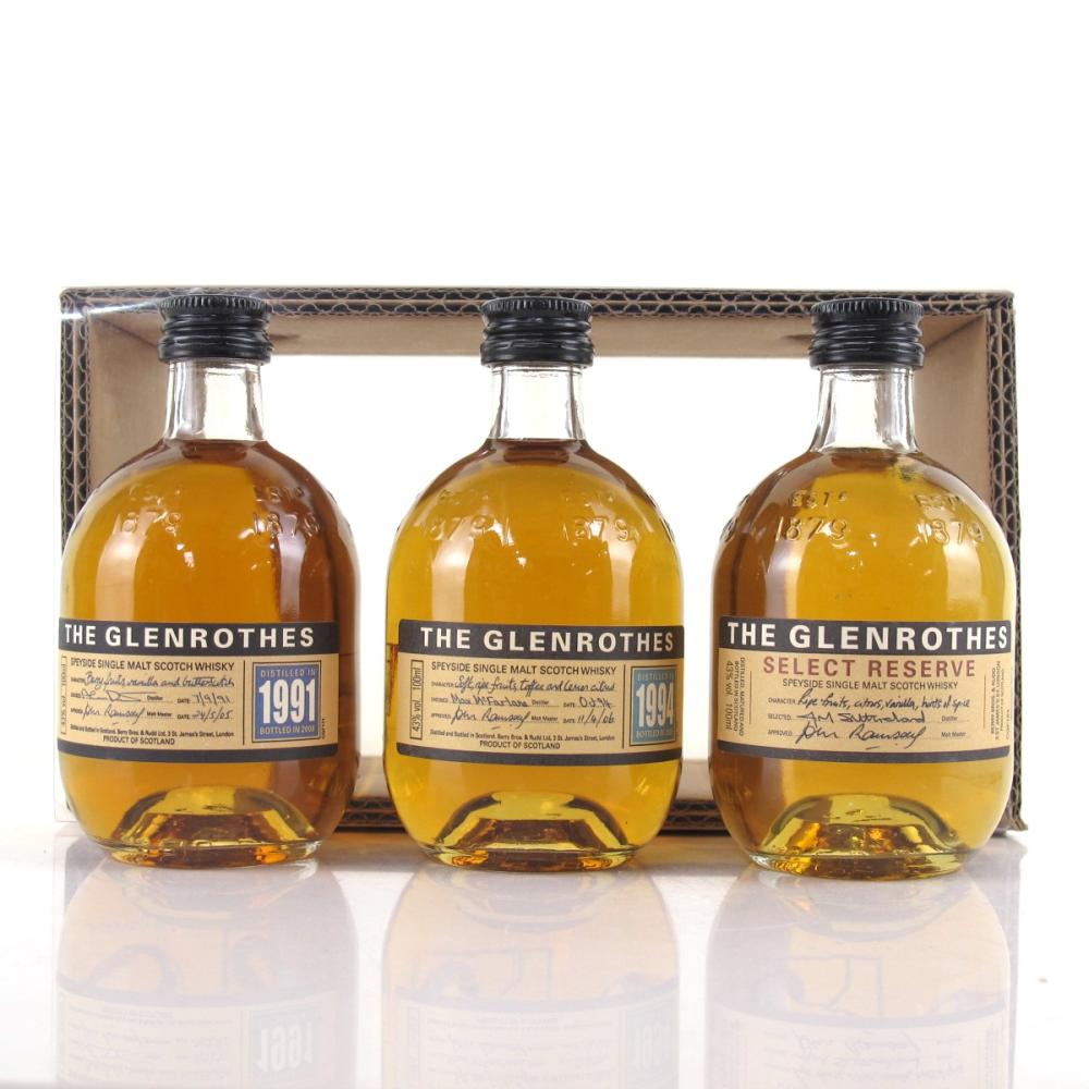 Glenrothes 1991, 1994 & Select Reserve 3 x 10cl