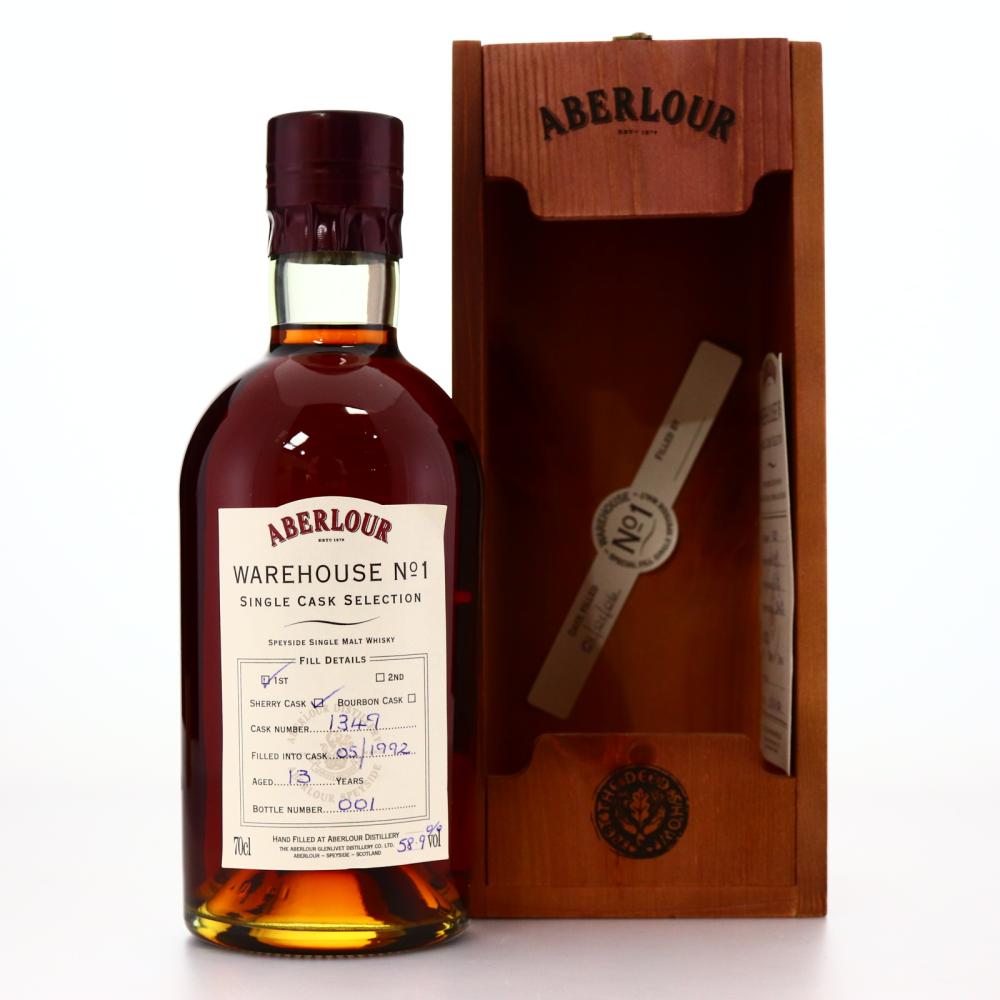 Aberlour 1992 Warehouse No.1 Sherry Cask #1349 / Bottle No.1