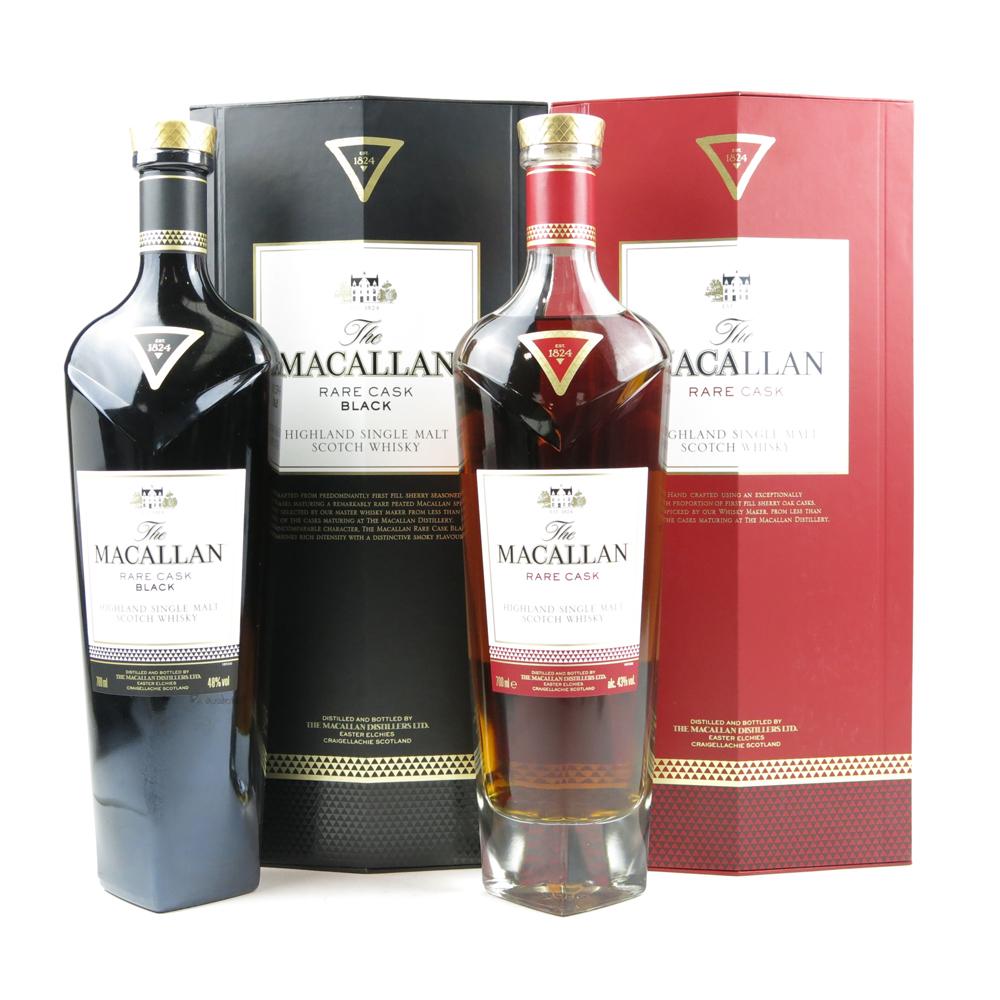 Macallan Rare Cask and  Rare Cask Black 2 x 70cl