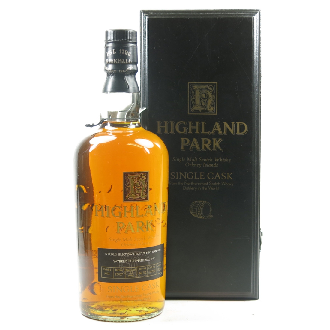 Highland Park 1974 Single Cask 32 Year Old / Saybrex International