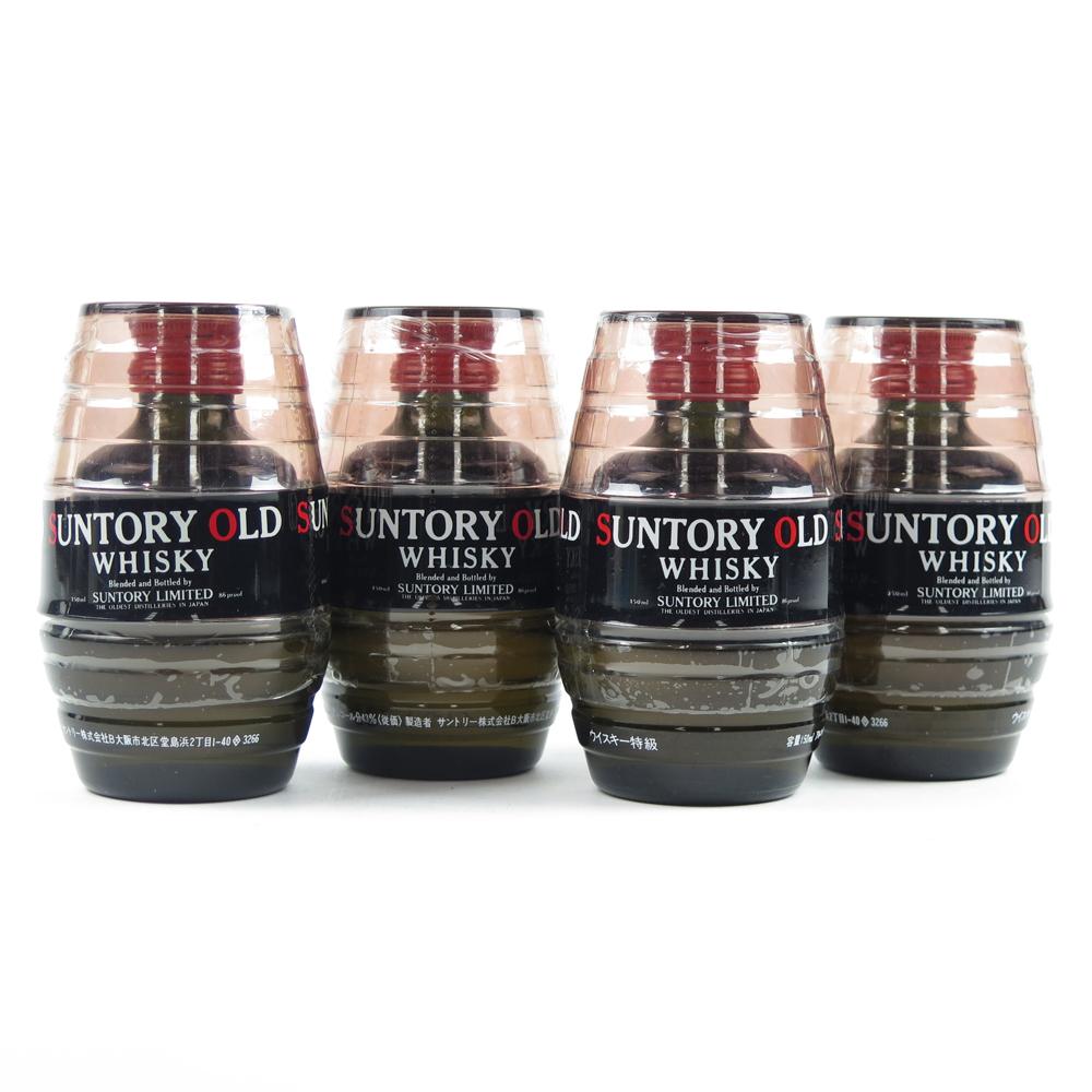 Suntory Old Whisky Barrel Decanter 4 x 150ml