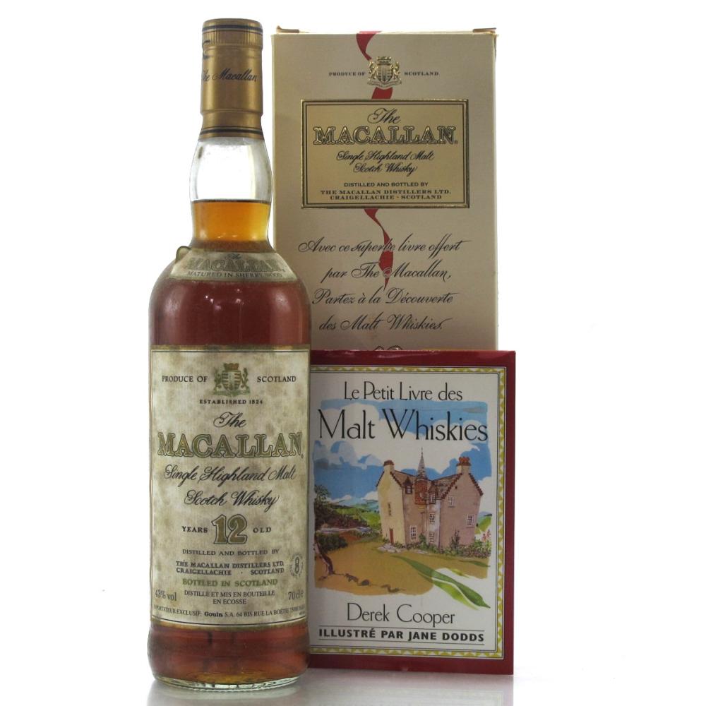 Macallan 12 Year Old 1990s / Gouin Import with Book