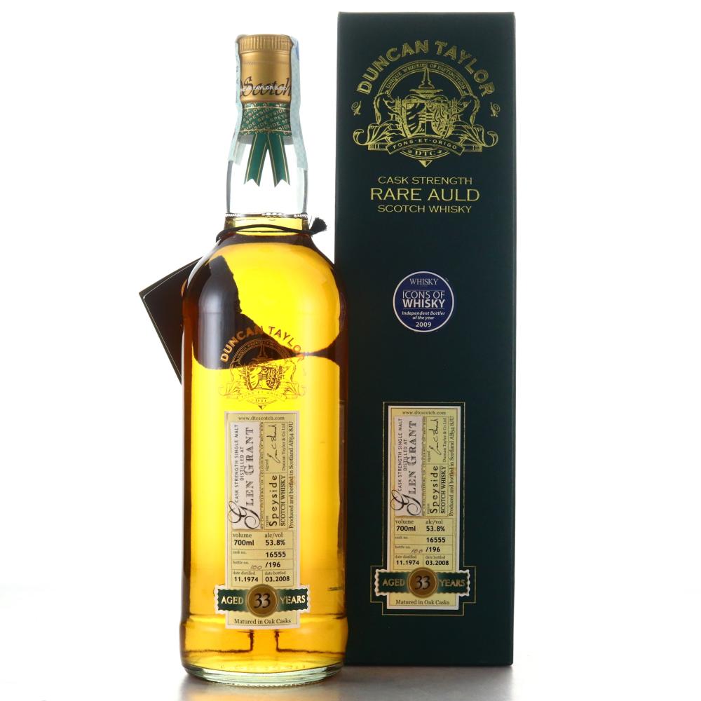 Glen Grant 1974 Duncan Taylor 33 Year Old